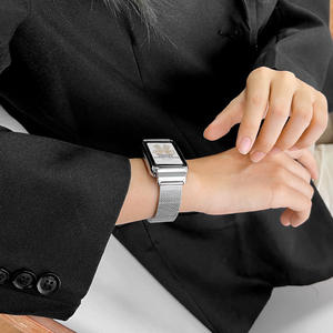 Correa de malla milanesa personalizada de lujo para <span class=keywords><strong>Xiaomi</strong></span> Mi Band 7 Pro, pulsera de repuesto de diseño creativo para hombres - Product Image 4