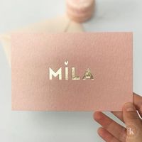 批发小企业感谢卡定制Logo高级名片礼品感谢卡