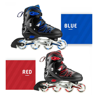 Patins à roulettes semi-souples réglables pour enfants et adultes, roues en PU, modèle 281, couleur personnalisable, pour sports de plein air – Vente chaude