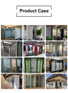 <span class=keywords><strong>Cabina</strong></span> Modular Insonorizada para Grabación <span class=keywords><strong>de</strong></span> <span class=keywords><strong>Voz</strong></span>, Mini <span class=keywords><strong>Cabina</strong></span> Telefónica para Oficina con Mesa Plegable - Product Image 4