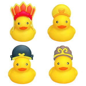 Accesorios de Plástico con Logotipo Personalizado, Patito Amarillo de 2 Pulgadas, Novedad N.° 8, Pequeño Adorno para Té con Leche, Regalo, Joyería DIY, Juguete - Product Image 1