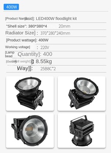 ไฟส่องสว่าง LED 200W COB ตัวเรือนอะลูมิเนียม IP66 6000K แสงเดย์ไลท์ ลำแสงกว้าง สำหรับภายนอกอาคาร แสงสว่างสำหรับจัดสวน ความสว่างสูง CRI 80 พร้อมเซ็นเซอร์ตรวจจับแสง - Product Image 4