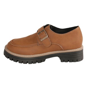 Platform British <b>Style</b> Low-top Shoes New <b>Style</b> Autumn Plus Size Thick Sole Round Toe - Product Image 5