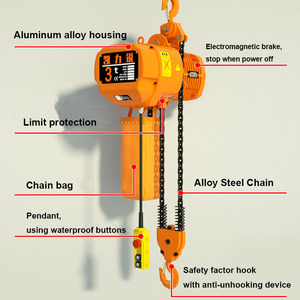 รอกโซ่ไฟฟ้าความจุ1ตัน2ตัน10ตันรอกไฟฟ้ามีประสิทธิภาพสูงทำจากเหล็ก220V ใช้ในโรงงาน - Product Image 3