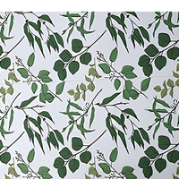 Papier peint à motif de feuilles, papier peint vert à motifs de branches, revêtement décoratif d'intérieur pour le salon, fond de canapé