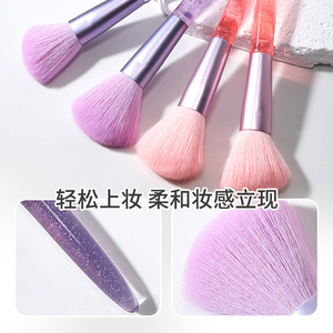 Lmltop - Juego de 2 Brochas de Maquillaje de Pelo Sintético, Diseño Compacto y Portátil LLT35 - Product Image 4