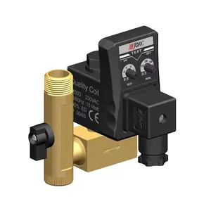 Válvula solenoide de drenagem automática jorc, 1/2 polegadas com temporizador para compressor de ar