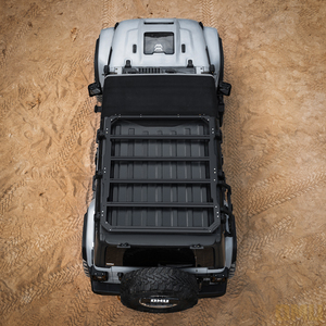 Portaequipajes de Techo de Aluminio Resistente, Color Negro, Piezas de Repuesto para <span class=keywords><strong>Jeep</strong></span> Wrangler JL, No Compatible con el Techo Blando <span class=keywords><strong>Sky</strong></span> One-Touch - Product Image 2