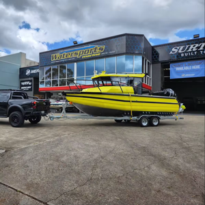 Yacht <span class=keywords><strong>de</strong></span> pêche sportive <span class=keywords><strong>de</strong></span> <span class=keywords><strong>luxe</strong></span> en aluminium entièrement soudé <span class=keywords><strong>de</strong></span> 7,5 m (25 pieds) avec cabines, écran tactile et moteur hors-bord pour la navigation <span class=keywords><strong>de</strong></span> plaisance en Australie - Product Image 6