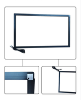 Pas cher 32 "43" 49 "55" cadre tactile infrarouge écran tactile multi Ir pour écran tactile miroir Led Tv sans verre avec câble USB