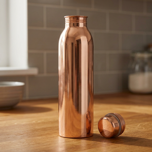 Couvercle de bouteille d'eau en acier au carbone avec infuseur à thé et paille, anti-corrosion, poignée ergonomique, écologique, compatible lave-vaisselle, durable, personnalisable - Product Image 1