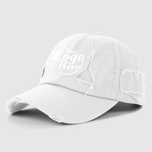 Vintage Washed Distressed <b>Waterproof</b> Sporty Baseball Hat Solid Color Fruit Adjustable Cotton Dad <b>Cap</b> - Product Image 5