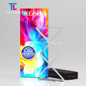 TianLang 10s Asamblea Pop up Caja de luz Pantalla Marco de aluminio Forma rectangular para Feria Comercial SEG o cabina de exposición - Product Image 3