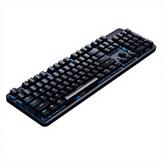 Logitech K845 Wired Mechanical Keyboard 104 Keys Full Size Ice Blue Backlit Aluminum Frame TTC Switch Gaming Office Keyboard
