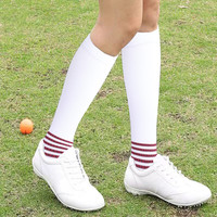 Chaussettes de compression sportives, chaussettes mi-mollet pour jeunes, respirantes et élastiques, pour le football, le fitness et l'hiver