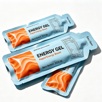 Sachet en aluminium thermoscellable personnalisé en forme de bouteille vide pour liquides, petit format, avec doublure en aluminium, pour miel et gel énergétique