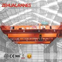 Kran Overhead Double Girder Model QD A5 A6 Tugas Berat 10t 20t 30t 50t 100t 25 Ton untuk Pabrik Baja, Garansi Pabrik 30 Tahun