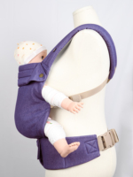 Porte-bébé souple et structuré en gros, réglable pour le portage ventral et dorsal, avec logo personnalisé
