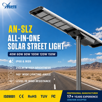 Anern Lampe solaire tout-en-un à faible consommation d'énergie, éclairage de rue LED extérieur, best-seller