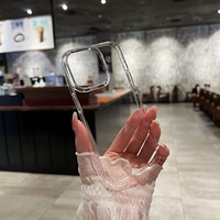 IVANHOE Ultra 1.0mm Transparent En Plastique Dur PC étui pour iphone 15 14 13 12 Mini 11 Pro Max X XR XS Plus SE Cristal Clair Couverture