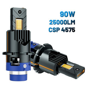 หลอดไฟหน้า LED D4 D2ชนิดปลั๊กอินโดยตรงชุด D หลอดไฟ LED ติดตั้งง่าย D2S ไฟหน้า D4S - Product Image 4