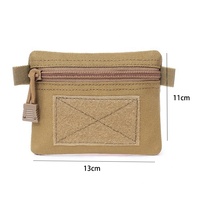 Porte-clés tactique multifonction EDC Organisateur de poche Ceinture Gear Porte-monnaie avec porte-carte d'identité Porte-clés de voiture Étui de taille