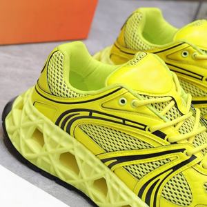 Chaussures de sport de loisirs d'extérieur portables de style designer, design fluorescent, sur mesure, tendance, tricotées de haute qualité pour l'été - Product Image 6