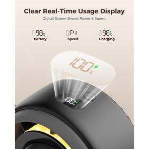 Ventilador SweetFull para cochecito de bebé, con batería de 4000 mAh, portátil, con clip, para dormitorio, habitación infantil, hogar y oficina - Product Image 4