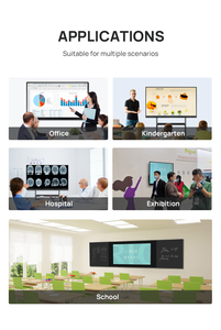 Tableau blanc interactif de 65 pouces, écran tactile, tableau intelligent, grand format pour l'école et les salles de classe - Product Image 5
