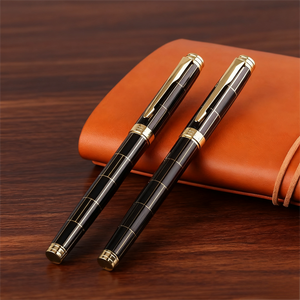 Stylo en métal d'affaires haut de gamme de luxe avec logo diamètre d'écriture 0.5mm stylo personnalisé stylo de calligraphie pour hommes pour cadeaux d'entreprise - Product Image 6