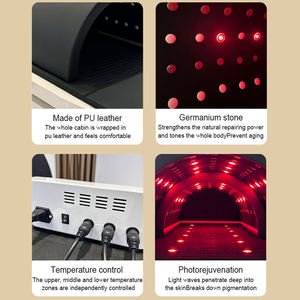 Uso domestico di bellezza attrezzature personalizzate antifamuse in pelle di cuoio personale per la cura della salute a infrarossi per Sauna cupola con luce fotonica - Product Image 4