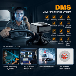 Alwaycare Premium Fatigue Alert System GPS CMSV6 MDVR 720P H.265 App Control Truck Fleet Management Driver Behavior Analytics - Product Image 1