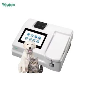 WISDOM Équipement clinique vétérinaire ES-103 Analyseur de sang <span class=keywords><strong>semi</strong></span>-automatique Écran tactile Inspection industrielle pour animaux de compagnie Alimentation électronique - Product Image 2