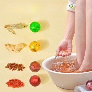 Vente en gros de coussinets de bain de pieds aux huiles essentielles, gingembre, carthame, armoise, 15g, bulles de transpiration instantanées, bouillantes, fournitures de santé - Product Image 4