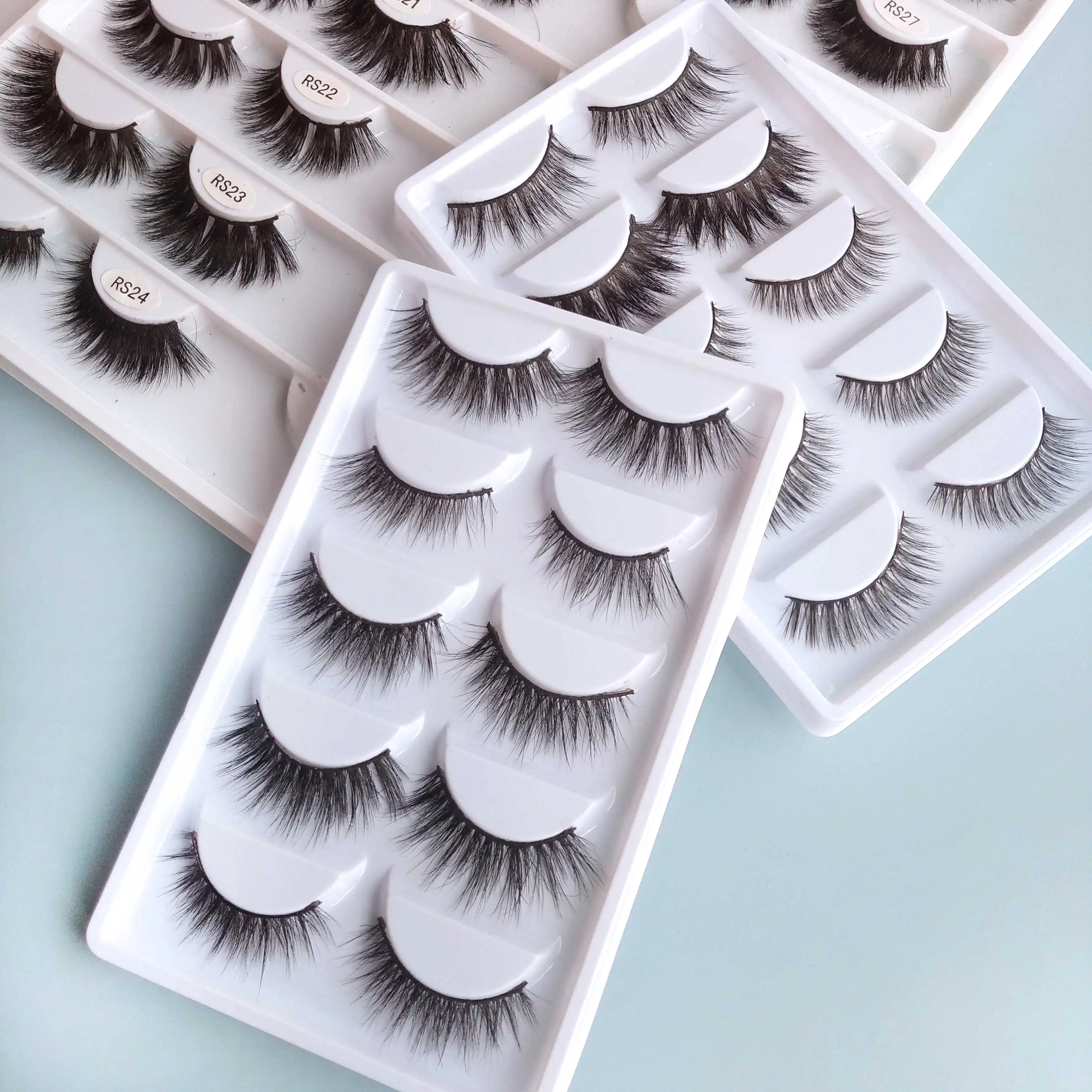 Most Natural And Amazing Wearing Effect Mink Eyelashes Private Label Top Mink Lashes With Packaging