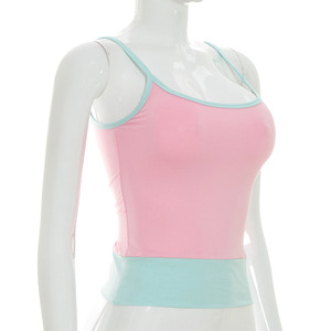 Viviblook Q26TP052 Chaleco de Verano para Mujer, Sexy, sin Mangas, con Bloques de Color, Top para Damas - Product Image 3
