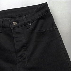 <span class=keywords><strong>Jeans</strong></span> Neri di Alta Qualità all'Ingrosso, Modello Dritto con Bottoni, Effetto Lavato per <span class=keywords><strong>Uomo</strong></span> - Product Image 3