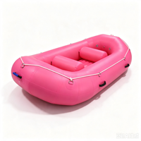 Bateau pneumatique en PVC pour 4 personnes, 10 pieds (300 cm), radeau pour eaux vives, certifié CE, prêt pour le surf, résistant à l'usure, résistant aux UV, plancher renforcé