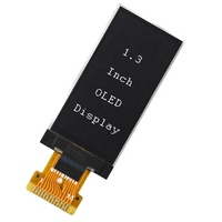 Pantalla OLED Raspberry Pi Blanca PM-Mono I2C de 64x128 y 1.3 Pulgadas con Conector de Controlador SH1107 y Soporte de Montaje