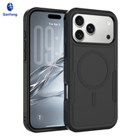 Coque antichoc robuste magnétique pour iPhone 18 17 Pro Max, étui hybride TPU PC, protection personnalisée, vente en gros