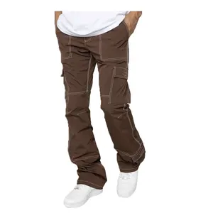 KY New Blank Kontrast Stitching Multi Pocket Cargo Arbeits hose für Männer Hohe Qualität