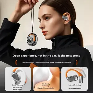 Auriculares Deportivos Inalámbricos Impermeables con Gancho para la Oreja, Auriculares Deportivos con Gancho, Auriculares TWS, Auriculares Inalámbricos, Bluetooth 5.4, Audifonos - Product Image 4