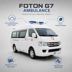 <span class=keywords><strong>Ambulance</strong></span> Foton View G7 de marque supérieure, équipée de soins de vie de pointe, pour le sauvetage hospitalier, manuelle, 4x2 - Product Image 3