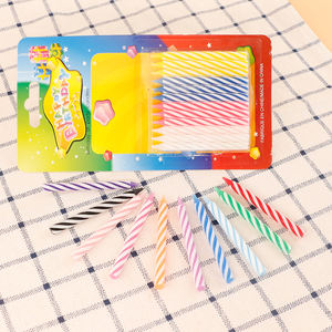 Dia 5mm 24 pièces par paquet bougies de gâteau d'anniversaire en spirale - Product Image 3