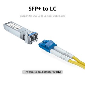 Ipolex 10gbase <span class=keywords><strong>LR</strong></span> duy nhất chế độ mô-đun SFP 10g LC 1310nm sợi quang thu phát cho Cisco Ubiquiti Meraki NETGEAR Mikrotik gói 2 - Product Image 3