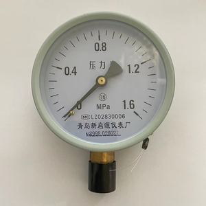 Manomètre analogique Y-100 0-1,6 Mpa en acier de l'usine d'instruments Qingdao Xinqi yuan - Product Image 1