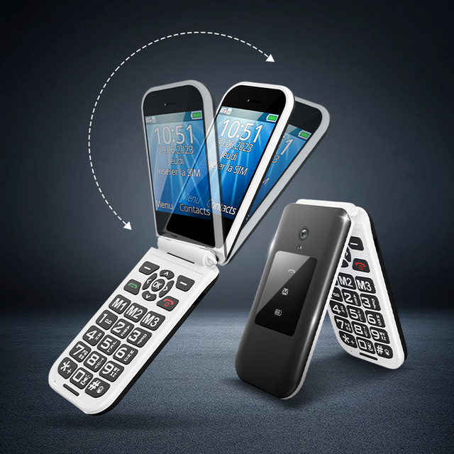 JIMI 4G Smart Chinese Flip Mobile Phone 3G & 4G Smart Phone