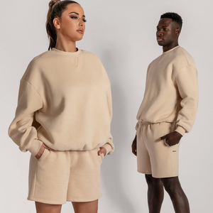 Set di felpe <span class=keywords><strong>in</strong></span> due pezzi e pantaloncini Oversize per donna, Design del logo della personalità della moda - Product Image 4