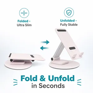 Custom OEM 2026 New Foldable Mobile Support Universal <b>Tablet</b> Mount for Live Streaming Business Wholesale, Adjustable Phone <b>Stand</b> - Product Image 6