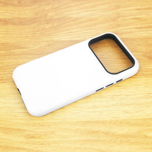 Ốp điện thoại trống mẫu mới nhất <span class=keywords><strong>2025</strong></span>, in chuyển nhiệt <span class=keywords><strong>3D</strong></span>, 2 trong 1, chất liệu PBT dành cho iPhone 17 Pro Air Pro Max - Product Image 4